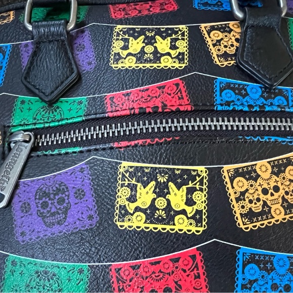 Loungefly Dia de los Muertos Crossbody Purse with strap - Picture 3 of 7